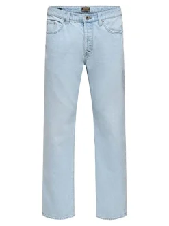 Spijkerbroek - straight fit - lichtblauw