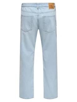 Spijkerbroek - straight fit - lichtblauw