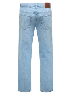 Spijkerbroek - straight fit - lichtblauw