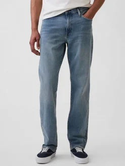 Spijkerbroek - straight fit - lichtblauw