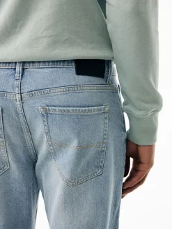 Spijkerbroek - straight fit - lichtblauw