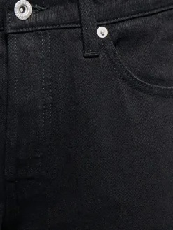 Spijkerbroek - straight fit - zwart