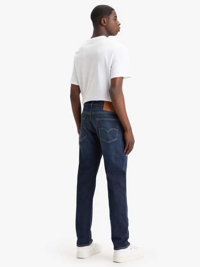 Spijkerbroek "502" - tapered fit - donkerblauw