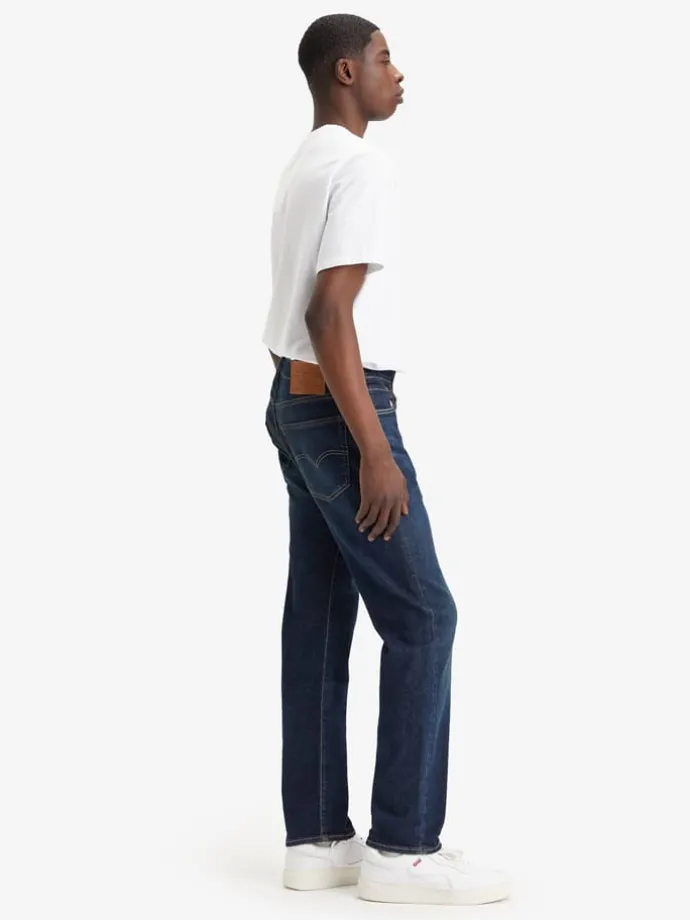 Spijkerbroek "502" - tapered fit - donkerblauw