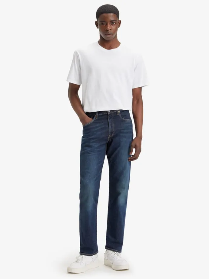 Spijkerbroek "502" - tapered fit - donkerblauw
