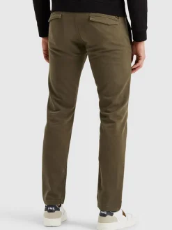 Spijkerbroek - tapered fit - kaki