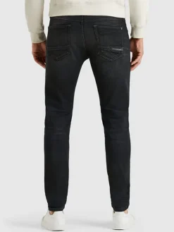 Spijkerbroek - tapered fit - zwart