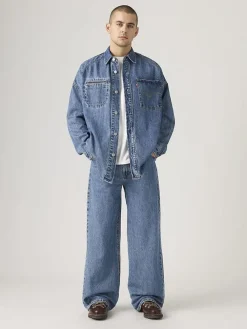Spijkerbroek "Twisted Baggy" - wide Leg fit - blauw