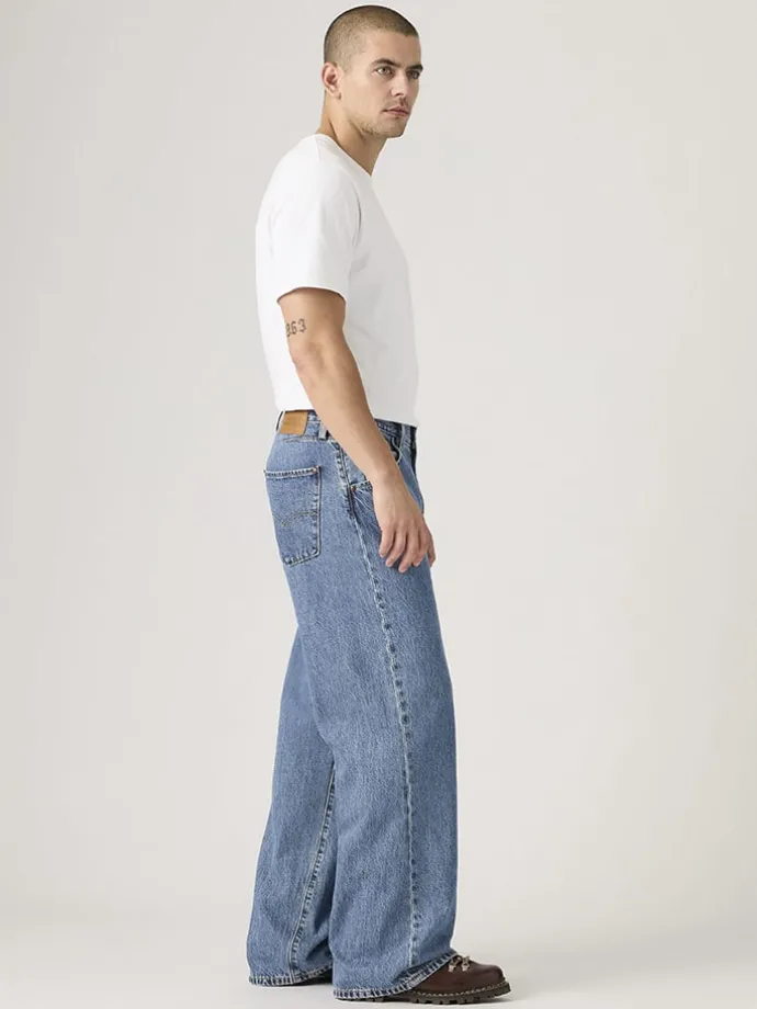 Spijkerbroek "Twisted Baggy" - wide Leg fit - blauw