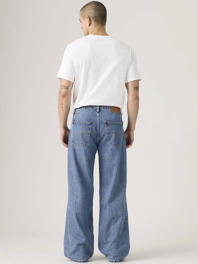 Spijkerbroek "Twisted Baggy" - wide Leg fit - blauw