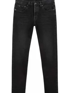 Spijkerbroek "Tyler" - tapered fit - zwart