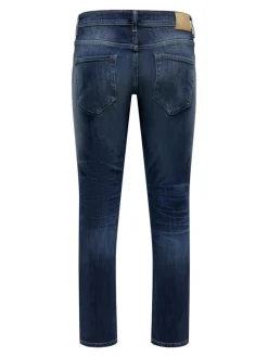 Spijkerbroek "Weft" - slim fit - donkerblauw