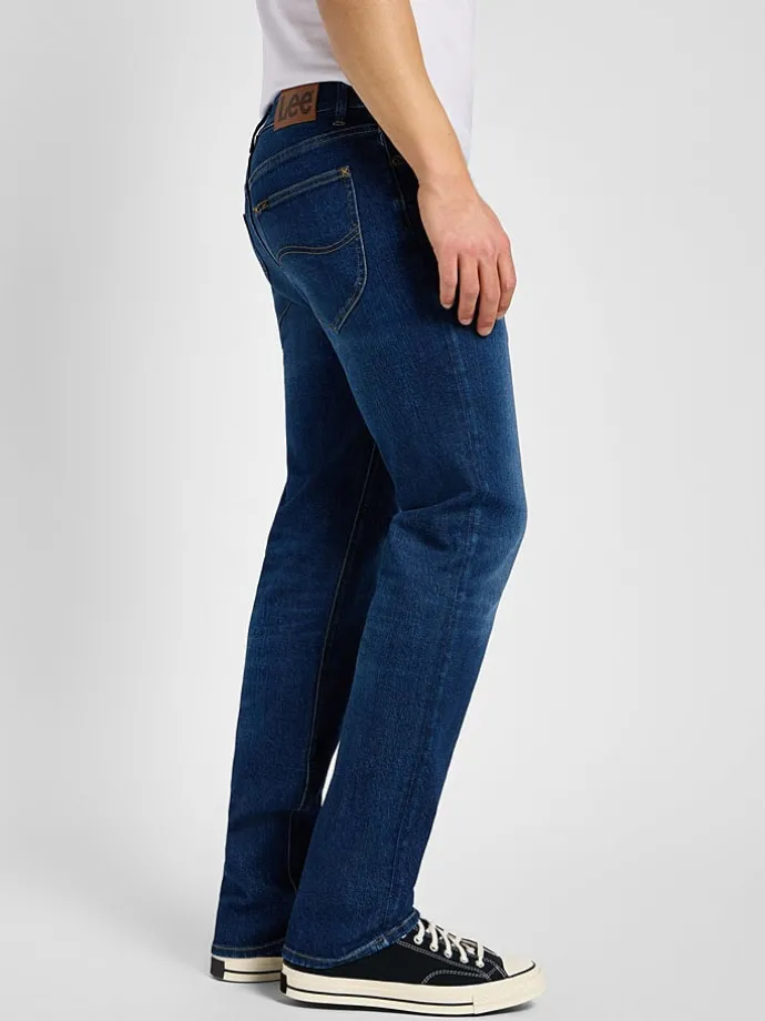 Spijkerbroek "X Straight" - regular fit - donkerblauw