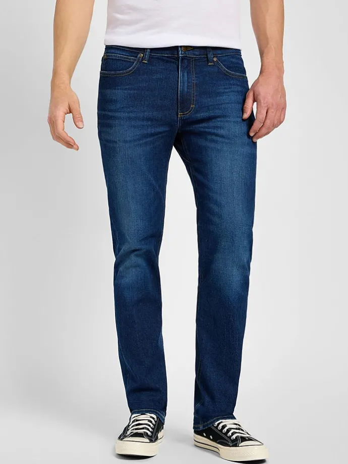 Spijkerbroek "X Straight" - regular fit - donkerblauw