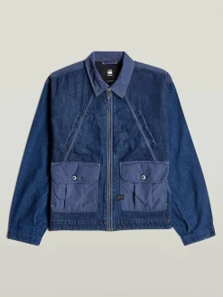 Spijkerjas donkerblauw