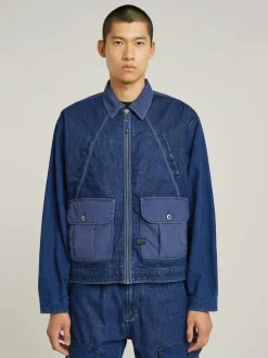 Spijkerjas donkerblauw