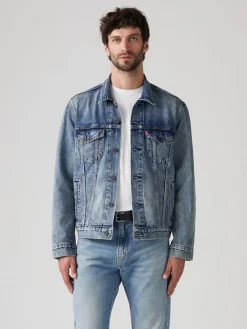Spijkerjas "The Trucker" blauw