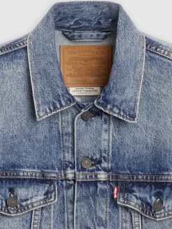 Spijkerjas "The Trucker" blauw