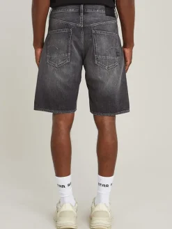 Spijkershort antraciet