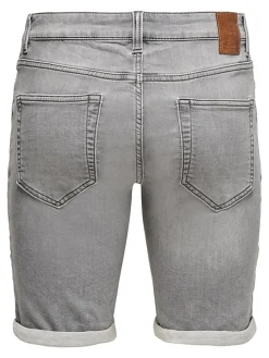 Spijkershort antraciet