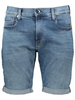 Spijkershort blauw