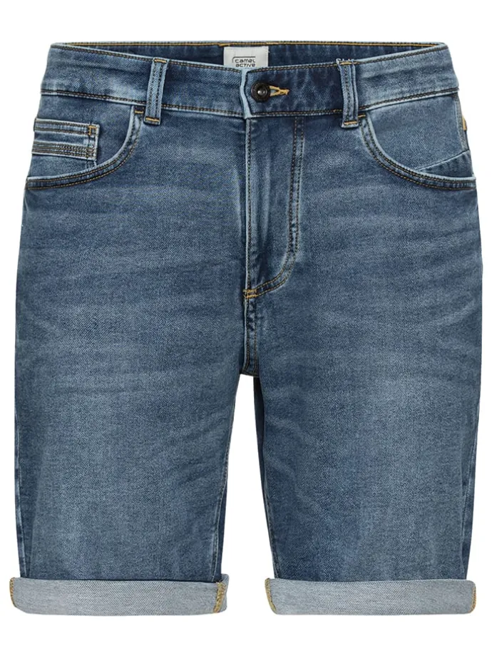 Spijkershort blauw