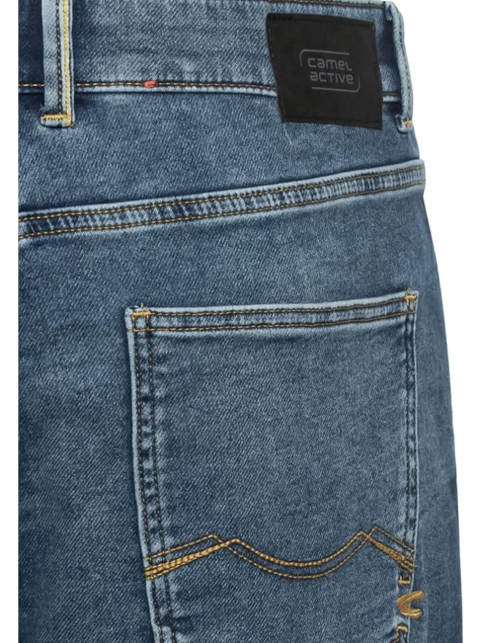 Spijkershort blauw