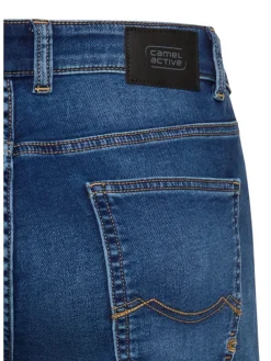 Spijkershort blauw