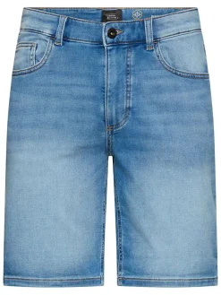 Spijkershort blauw