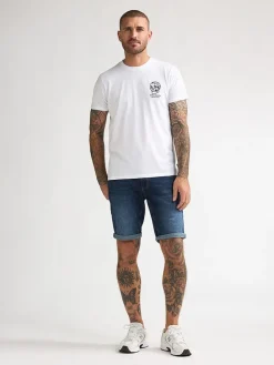 Spijkershort donkerblauw