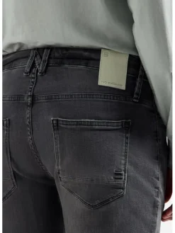 Spijkershort grijs