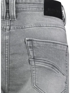 Spijkershort grijs