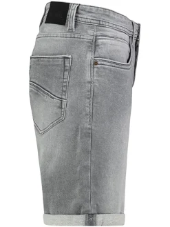 Spijkershort grijs