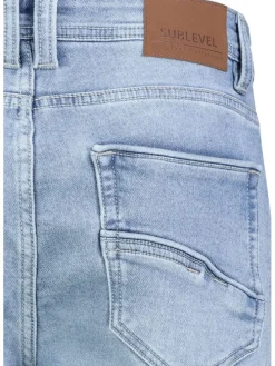 Spijkershort lichtblauw