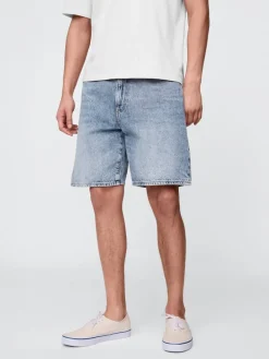 Spijkershort lichtblauw