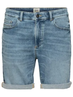 Spijkershort lichtblauw