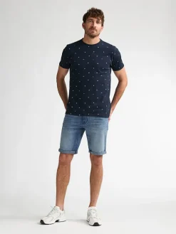 Spijkershort lichtblauw