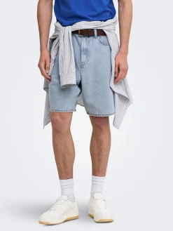 Spijkershort "Onsfade" lichtblauw