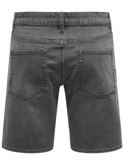 Spijkershort "Onsweft" grijs