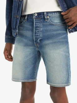 Spijkershort "501" - regular fit - blauw