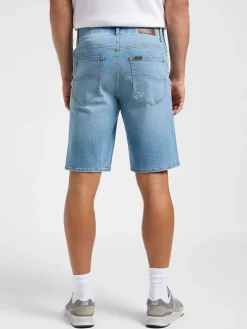 Spijkershort - regular fit - lichtblauw