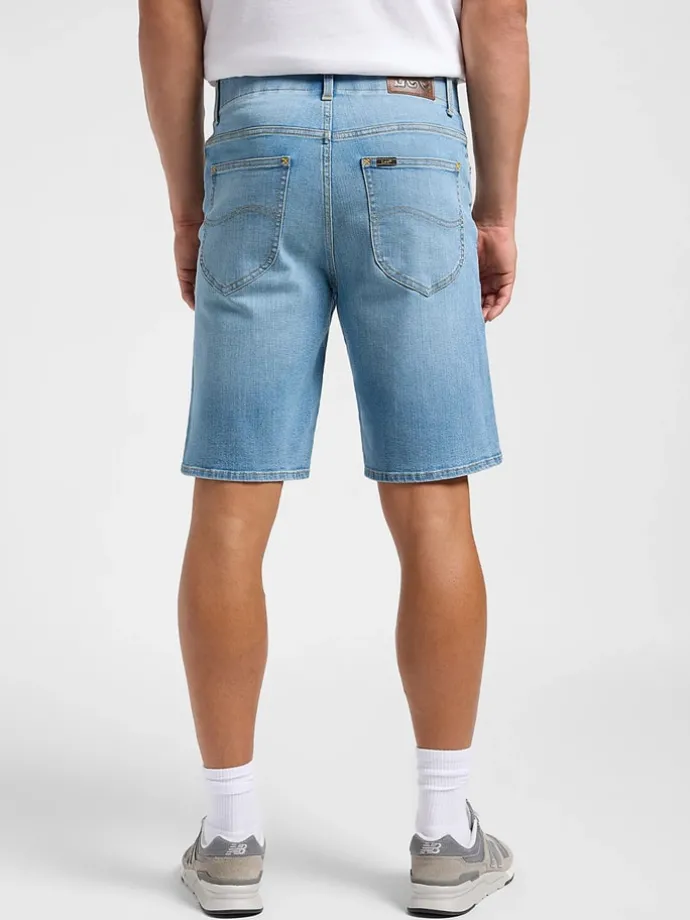 Spijkershort - regular fit - lichtblauw