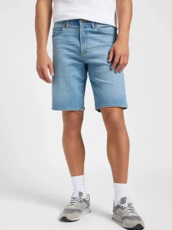 Spijkershort - regular fit - lichtblauw