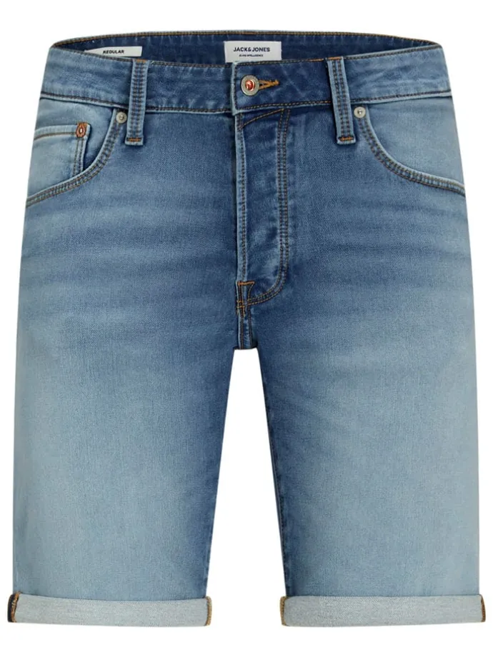 Spijkershort "Rick" blauw