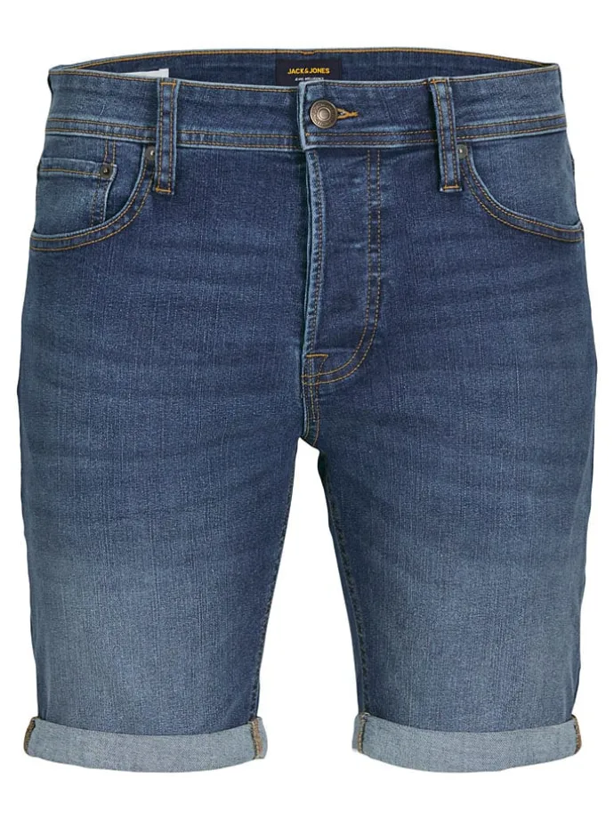Spijkershort "Rick" blauw