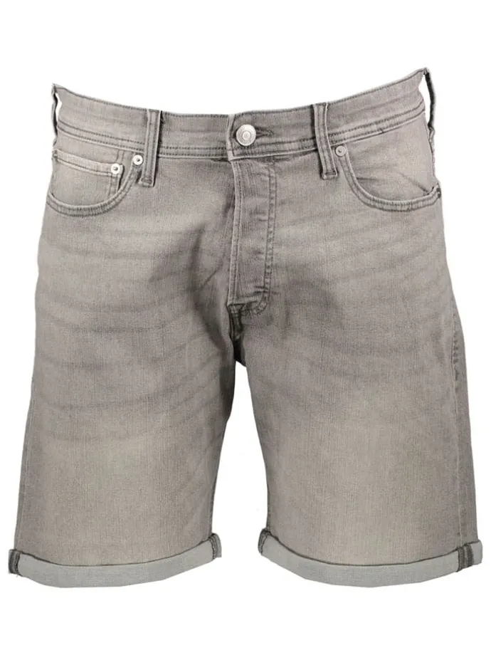 Spijkershort "Rick" grijs