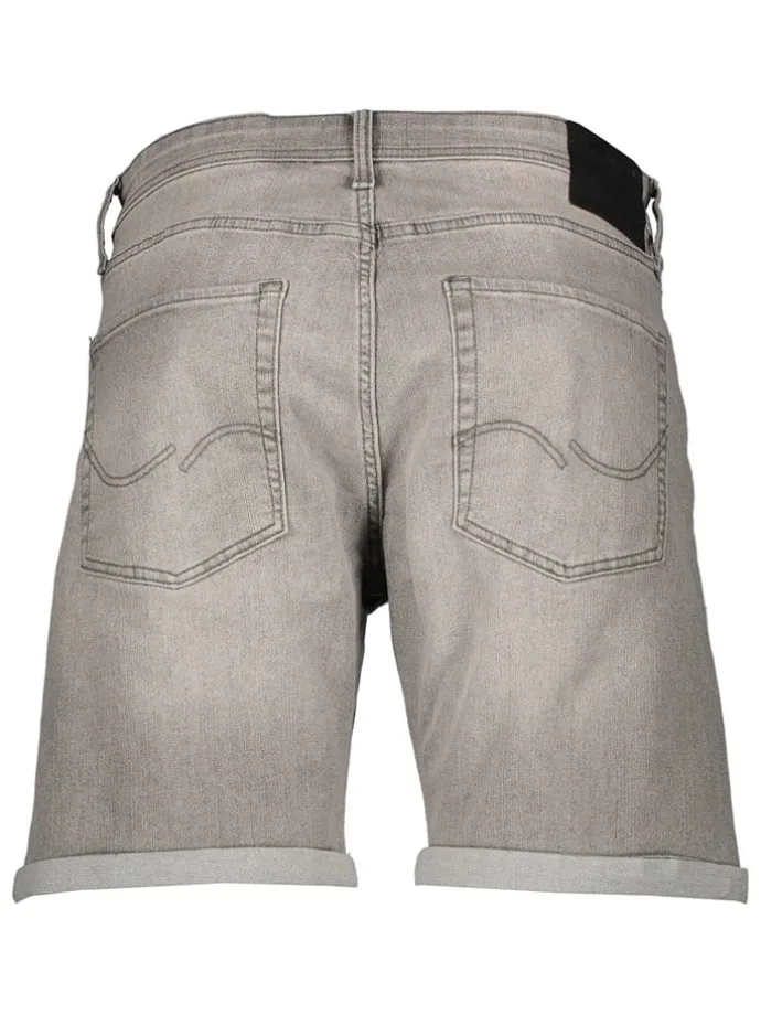Spijkershort "Rick" grijs