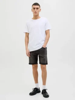 Spijkershort "Rick" zwart