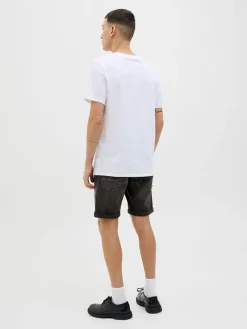 Spijkershort "Rick" zwart