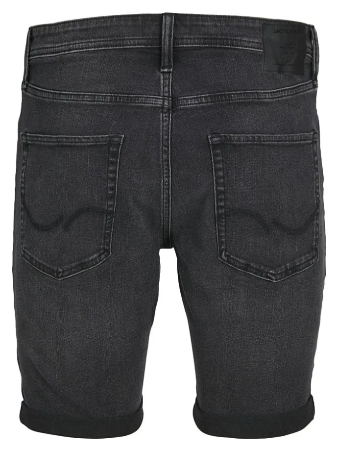Spijkershort "Rick" zwart